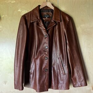 Women's Rich Brown Leather Jacket